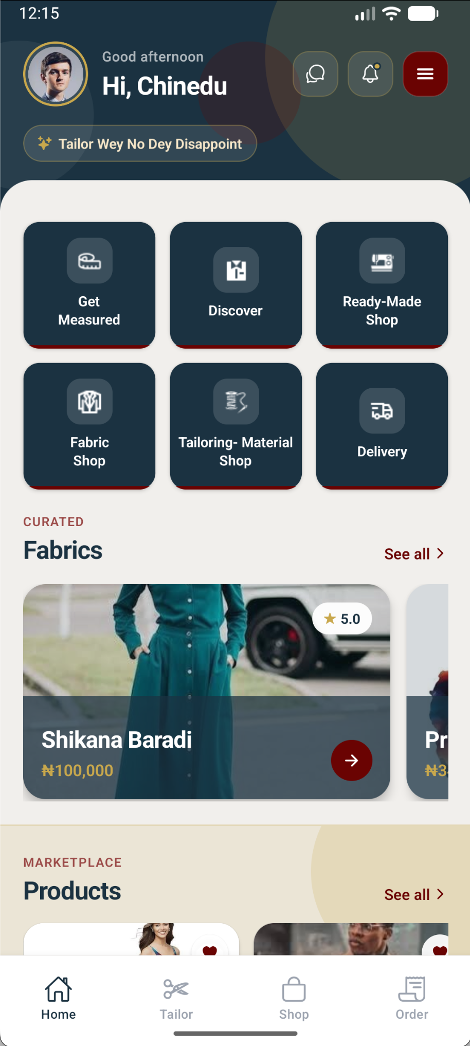 FindMyTailor customer app